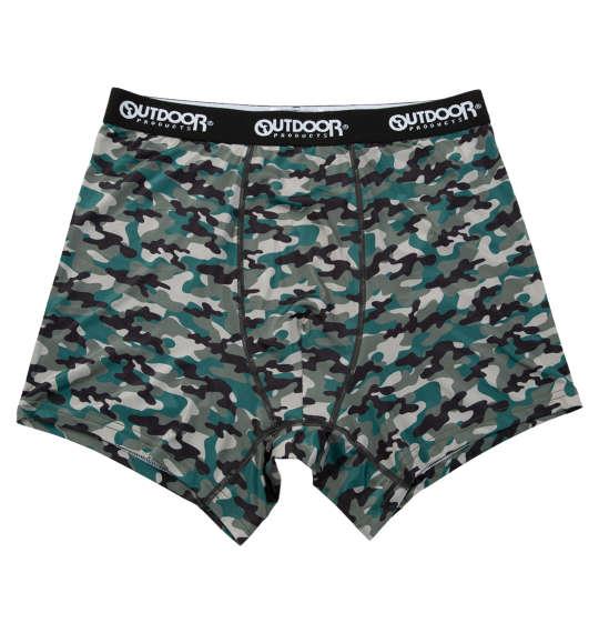 大きいサイズ メンズ OUTDOOR PRODUCTS ポリエステルベア天カモフラ柄 ボクサーパンツ カーキカモ 1249-5302-2 3L 4L 5L 6L 7L 8L