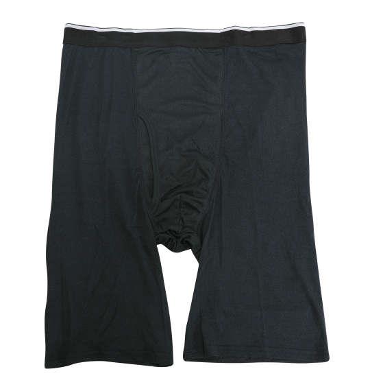 大きいサイズ メンズ BREEZE/DRY ロング ボクサーパンツ ブラック 1249-5330-1 3L 4L 5L 6L 7L 8L