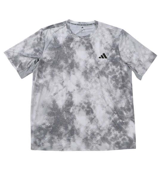 大きいサイズ メンズ adidas SEA AOP 半袖 Tシャツ ヘーローシルバー 1248-5301-1 4XL 5XL