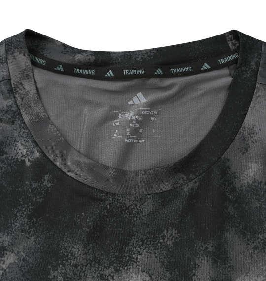 大きいサイズ メンズ adidas SEA AOP 半袖 Tシャツ ブラック 1248-5301-2 4XL 5XL