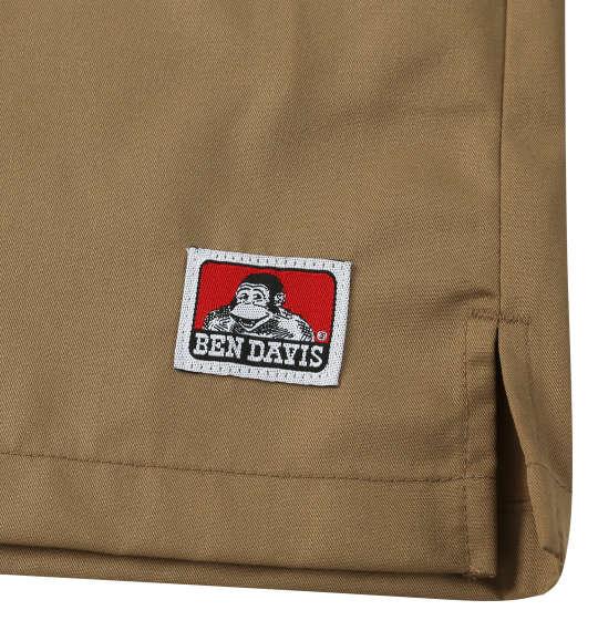 大きいサイズ メンズ BEN DAVIS 刺繍ツイル ワーク シャツ ベージュ 1277-5305-3 3L 4L 5L 6L