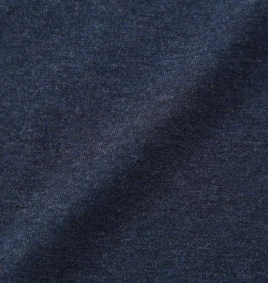 大きいサイズ メンズ Mc.S.P オーガニックコットン クルーネック 長袖 Tシャツ ネイビー杢 1278-5370-1 3L 4L 5L 6L 7L 8L