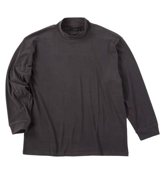 大きいサイズ メンズ Mc.S.P ストレッチ フリース ハイネック 長袖 Tシャツ チャコール 1278-5371-1 3L 4L 5L 6L 7L 8L