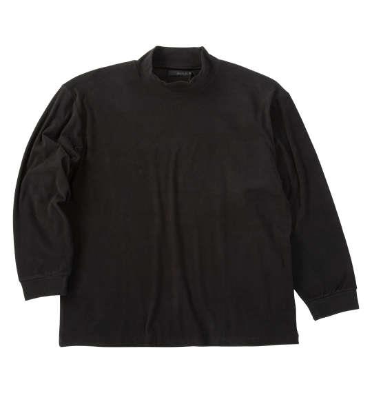 大きいサイズ メンズ Mc.S.P ストレッチ フリース ハイネック 長袖 Tシャツ ブラック 1278-5371-2 3L 4L 5L 6L 7L 8L