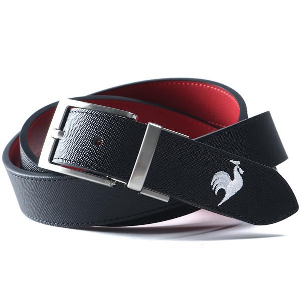大きいサイズ メンズ LE COQ SPORTIF GOLF ルコックスポルティフ リバーシブル ベルト ゴルフウェア 秋冬新作 lg5sblb2m