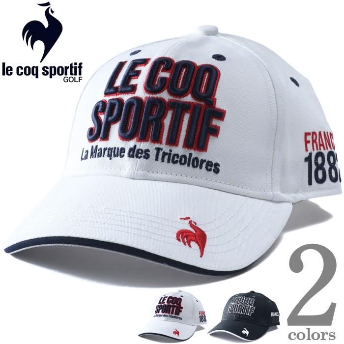 大きいサイズ メンズ LE COQ SPORTIF GOLF ルコックスポルティフ 定番ロゴ キャップ ゴルフウェア 秋冬新作 lg5scpb0m