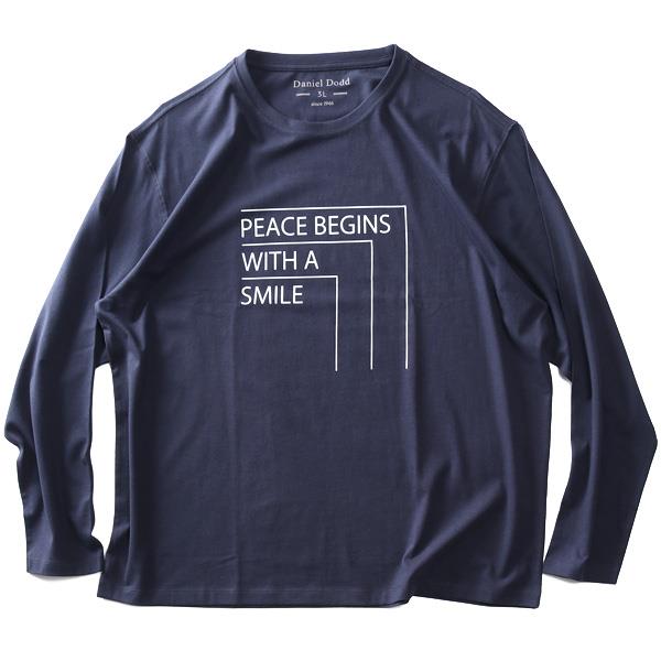 【max8】大きいサイズ メンズ DANIEL DODD プリント ロング Tシャツ 全8色 秋冬新作 azt-2504pt2 【t2502】
