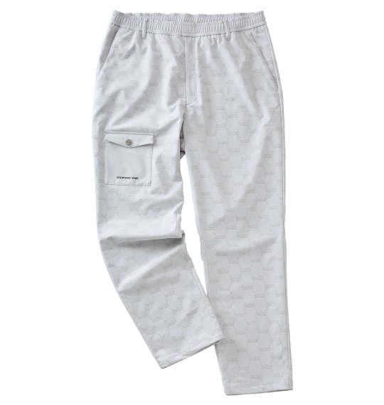 大きいサイズ メンズ SY32 by SWEET YEARS フロッキー ストレッチ ロング パンツ ライトグレー 1274-5367-1 3L 4L 5L 6L