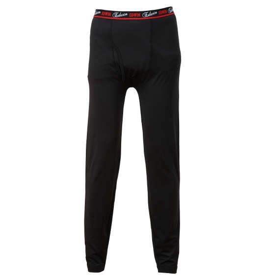 大きいサイズ メンズ EDWIN BODY FIRE ロング タイツ ブラック 1249-5324-2 3L 4L 5L 6L 7L 8L