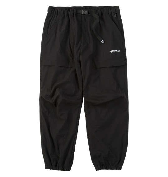 大きいサイズ メンズ OUTDOOR PRODUCTS ポリストレッチ撥水防風 裏フリース クライミング ジョガー パンツ ブラック 1254-5300-2 3L 4L 5L 6L 7L 8L