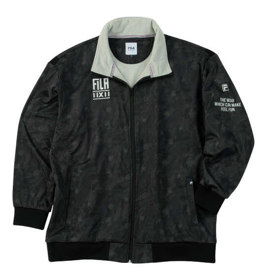 大きいサイズ メンズ FILA GOLF ボンディング ブルゾン ブラック 1273-5321-2 3L 4L 5L 6L