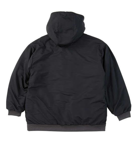 【max8】大きいサイズ メンズ KRIFF MAYER ひっくり フルジップ パーカー ジャケット ブラック 1273-5340-2 3L 4L 5L 6L 8L