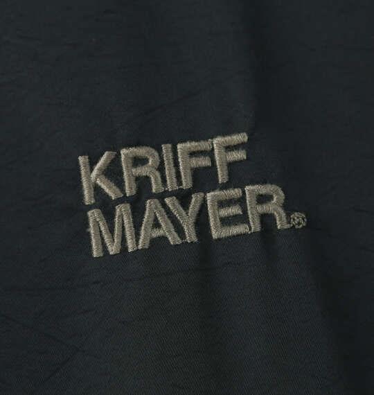 【max8】大きいサイズ メンズ KRIFF MAYER ひっくり フルジップ パーカー ジャケット ブラック 1273-5340-2 3L 4L 5L 6L 8L