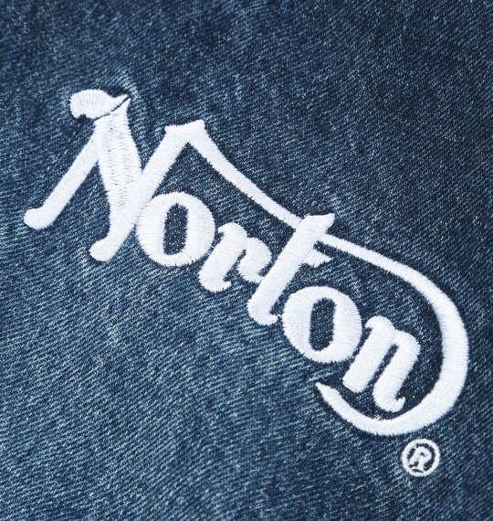 大きいサイズ メンズ Norton デニム 中綿 ジャケット サンドネイビー 1273-5355-1 3L 4L 5L 6L
