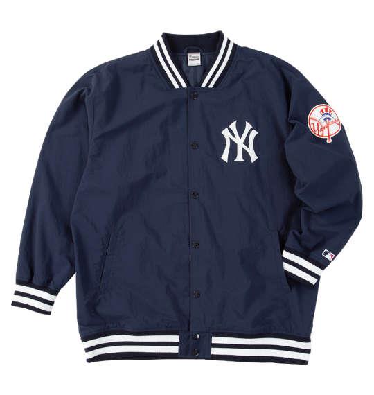 大きいサイズ メンズ Fanatics MLB ナイロン スタジアム ジャケット ネイビー ニューヨーク・ヤンキース 1273-5380-2 3L 4L 5L 6L