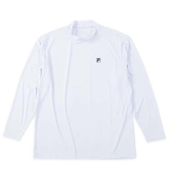 大きいサイズ メンズ FILA GOLF 3Dジャガード 半袖 シャツ インナーセット ネイビー×ホワイト 1278-5300-2 3L 4L 5L 6L