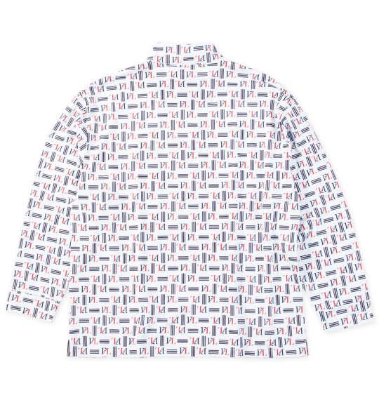 大きいサイズ メンズ FILA GOLF ハーフジップ裏起毛 長袖 シャツ ホワイト 1278-5301-1 3L 4L 5L 6L