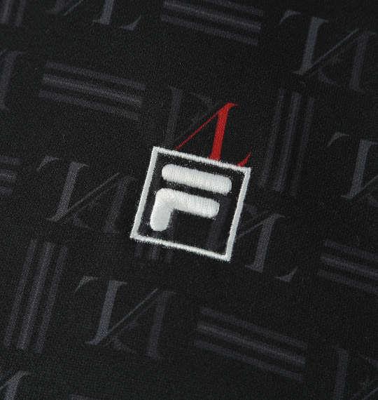 大きいサイズ メンズ FILA GOLF ハーフジップ裏起毛 長袖 シャツ ブラック 1278-5301-2 3L 4L 5L 6L