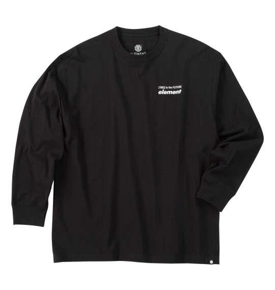 大きいサイズ メンズ ELEMENT NUMBER 長袖 Tシャツ ブラック 1278-5365-2 3L 4L 5L 6L