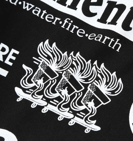 大きいサイズ メンズ ELEMENT NUMBER 長袖 Tシャツ ブラック 1278-5365-2 3L 4L 5L 6L