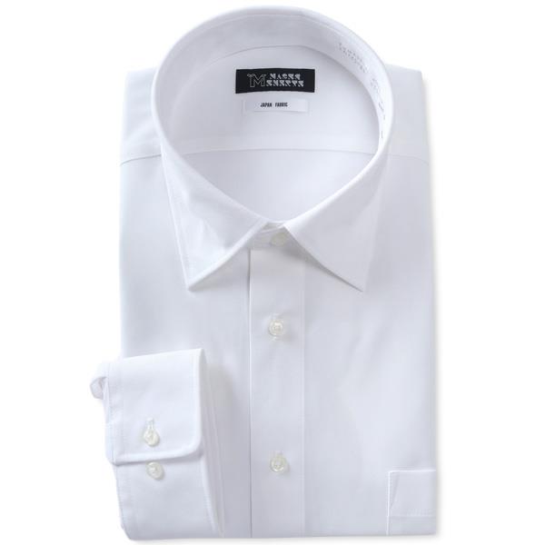 M2点セット割 大きいサイズ メンズ MAGIC SHIRTS ノーアイロン 長袖 ニット ワイシャツ セミワイド 吸水速乾 ストレッチ 日本製生地使用 秋冬新作 ewma99-81sw