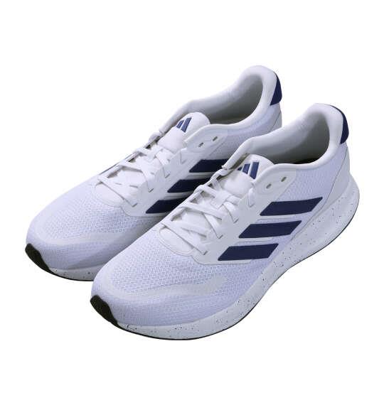 大きいサイズ メンズ adidas スニーカー RUNFALCON 5 フットウェアホワイト 1240-5333-1 29 30 31 32