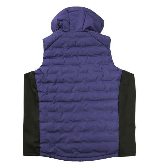 大きいサイズ メンズ EVERLAST 脇切替防風フード ベスト ネイビー 1273-5391-3 3L 4L 5L 6L