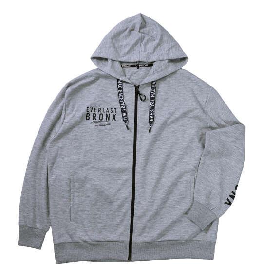 大きいサイズ メンズ EVERLAST TC ダンボール ジャケット ライトグレー 1278-5687-3 3L 4L 5L 6L