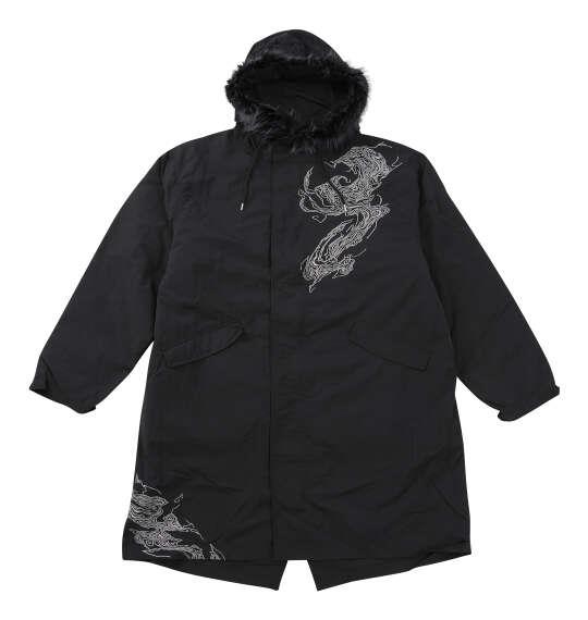 大きいサイズ メンズ DAKU CROW モッズ コート ブラック 1253-5350-1 3L 4L 5L 6L