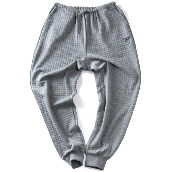 大きいサイズ メンズ REEBOK リーボック スクエアキルト スウェット スーツ 上下セット 秋冬新作 21551nh