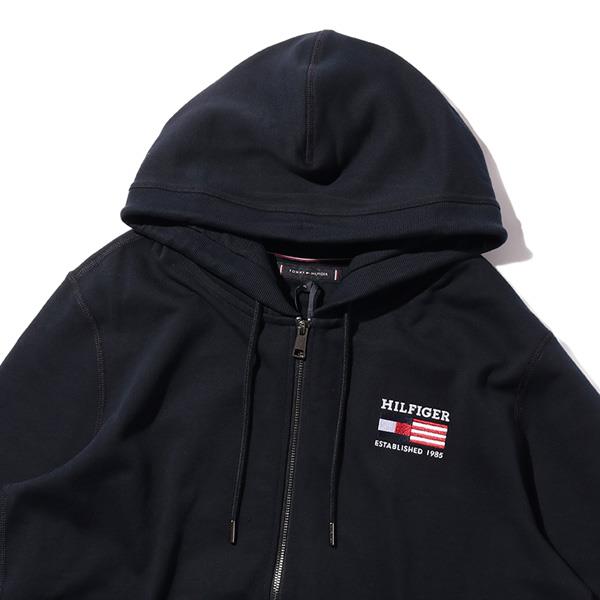大きいサイズ メンズ TOMMY HILFIGER トミーヒルフィガー フルジップ パーカー USA直輸入 mw0mw39691