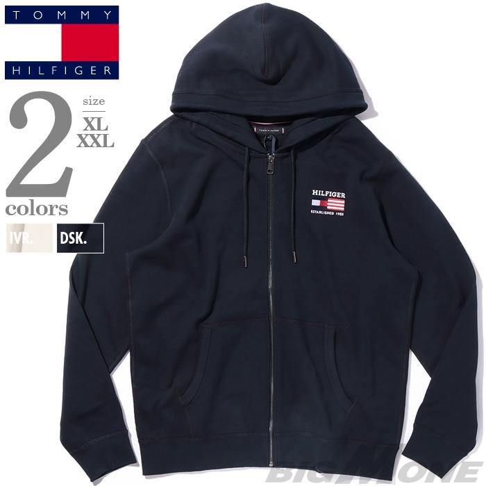 大きいサイズ メンズ TOMMY HILFIGER トミーヒルフィガー フルジップ パーカー USA直輸入 mw0mw39691
