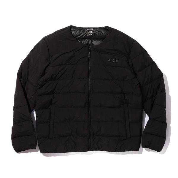 大きいサイズ メンズ THE NORTH FACE ノースフェイス ノーカラー ダウン ジャケット USA直輸入 nj1dr00a