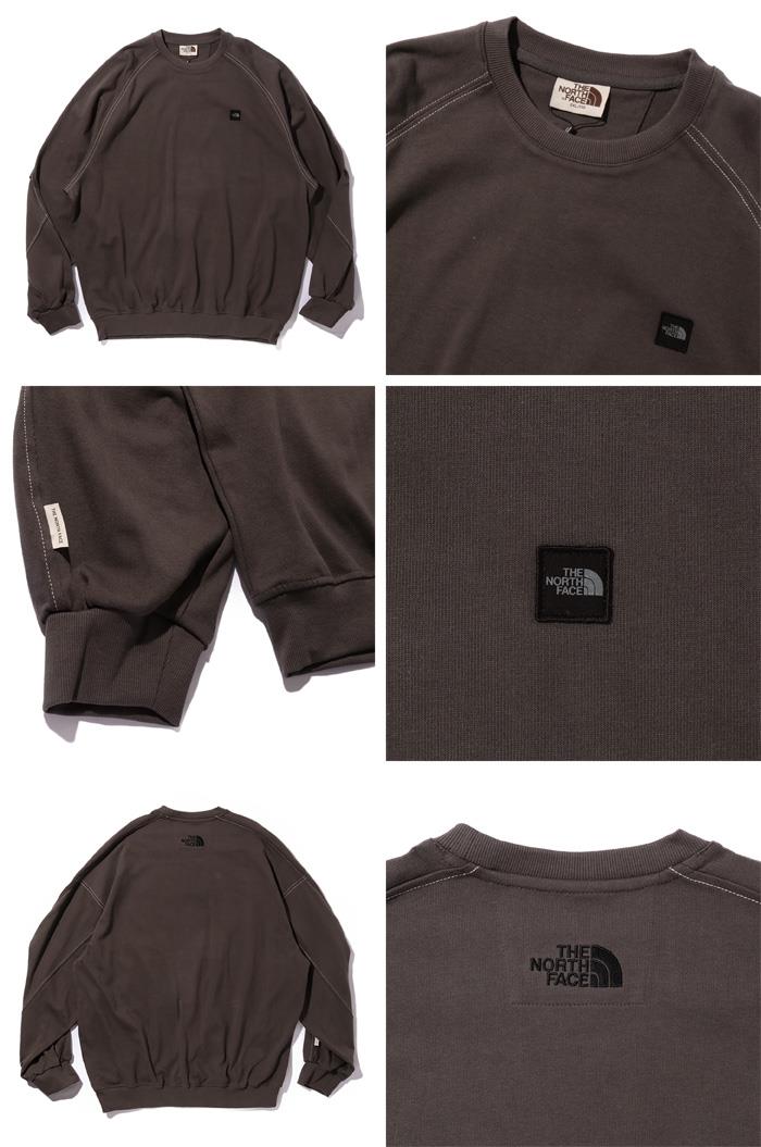 大きいサイズ メンズ THE NORTH FACE ノースフェイス ロゴワッペン付き トレーナー USA直輸入 nm5mr02j