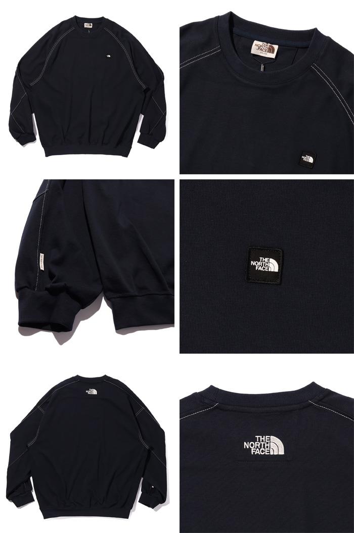 大きいサイズ メンズ THE NORTH FACE ノースフェイス ロゴワッペン付き トレーナー USA直輸入 nm5mr02k