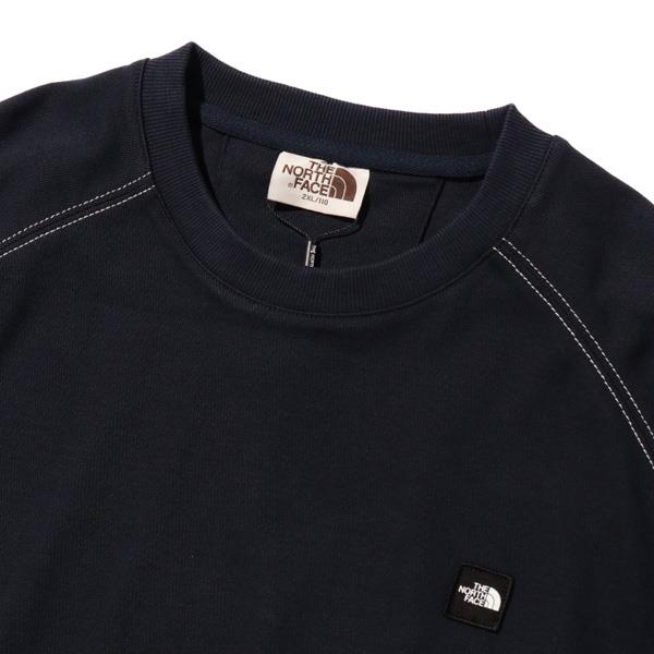 大きいサイズ メンズ THE NORTH FACE ノースフェイス ロゴワッペン付き トレーナー USA直輸入 nm5mr02k