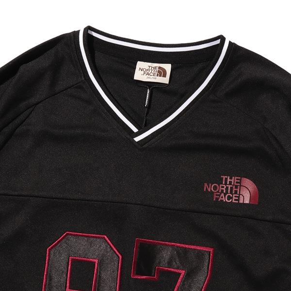 大きいサイズ メンズ THE NORTH FACE ノースフェイス Vネック ロング Tシャツ USA直輸入 nm5mr05j