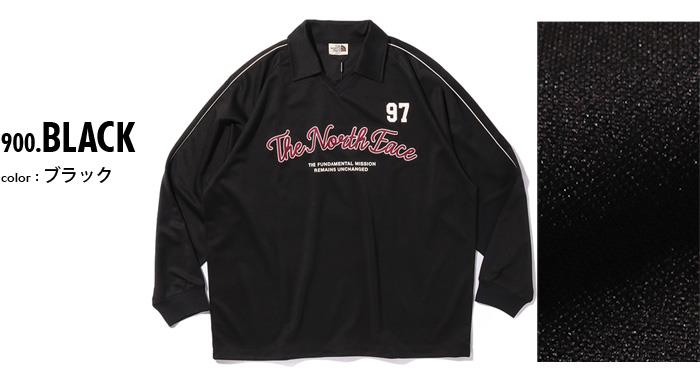 大きいサイズ メンズ THE NORTH FACE ノースフェイス 襟付き ロング Tシャツ USA直輸入 nt7tr04j