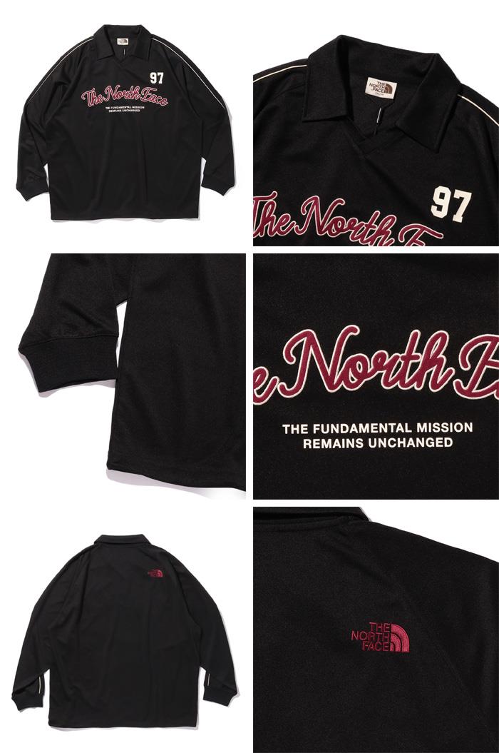 大きいサイズ メンズ THE NORTH FACE ノースフェイス 襟付き ロング Tシャツ USA直輸入 nt7tr04j