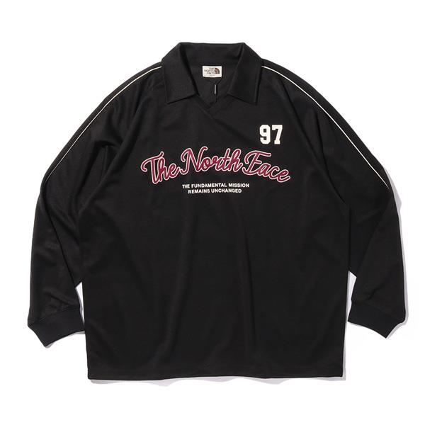 大きいサイズ メンズ THE NORTH FACE ノースフェイス 襟付き ロング Tシャツ USA直輸入 nt7tr04j
