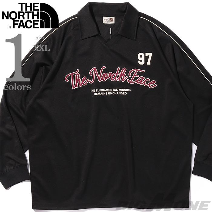 大きいサイズ メンズ THE NORTH FACE ノースフェイス 襟付き ロング Tシャツ USA直輸入 nt7tr04j