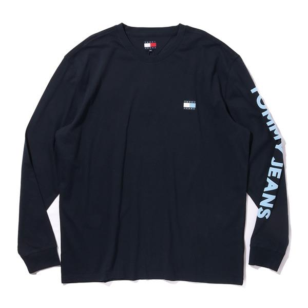 大きいサイズ メンズ TOMMY JEANS トミージーンズ ロング Tシャツ USA直輸入 dm0dm21591