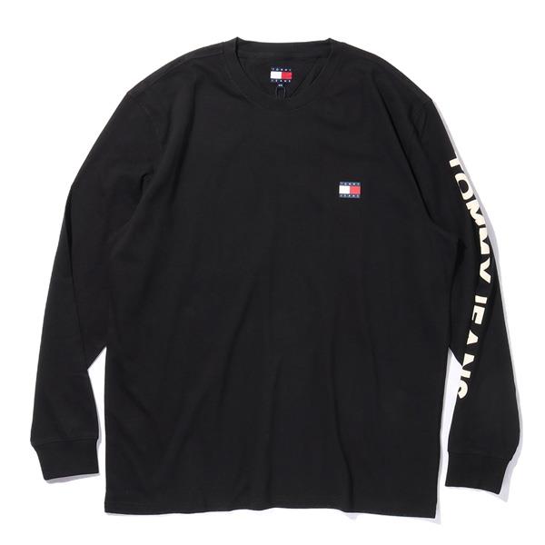 大きいサイズ メンズ TOMMY JEANS トミージーンズ ロング Tシャツ USA直輸入 dm0dm21591