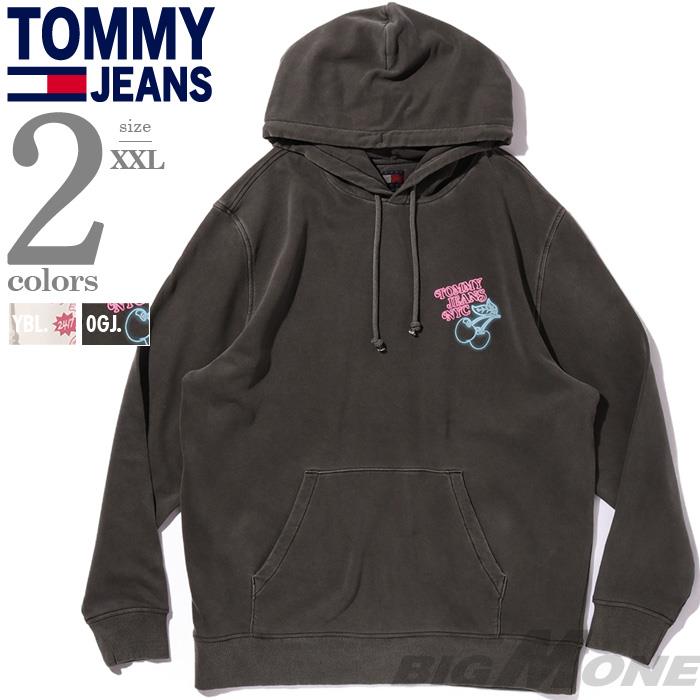 大きいサイズ メンズ TOMMY JEANS トミージーンズ プルオーバー パーカー USA直輸入 dm0dm21798
