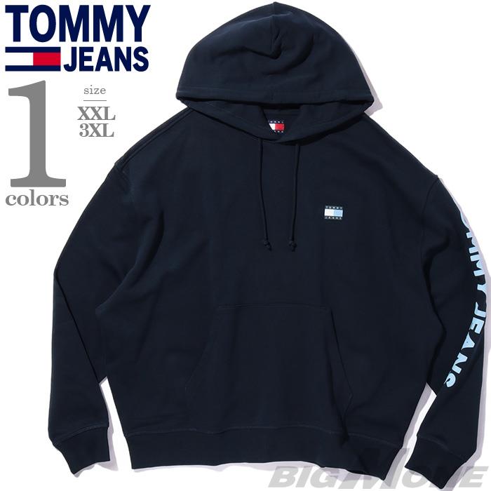 大きいサイズ メンズ TOMMY JEANS トミージーンズ プルオーバー パーカー USA直輸入 dm0dm21834