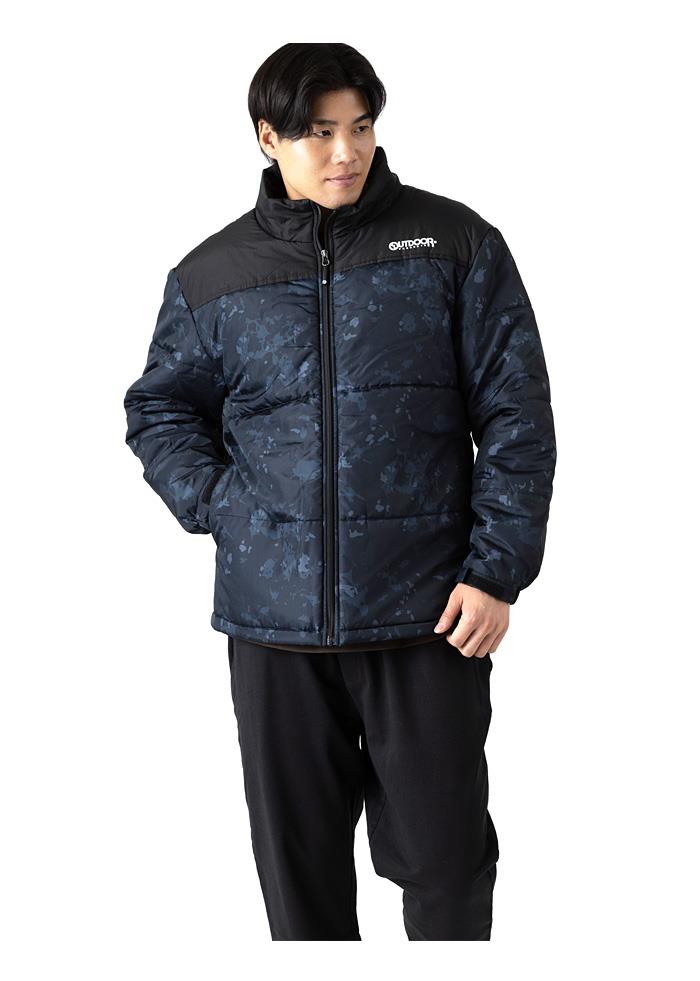 大きいサイズ メンズ OUTDOOR PRODUCTS アウトドアプロダクツ 切替 中綿 ブルゾン 秋冬新作 c1561e 【t2502】