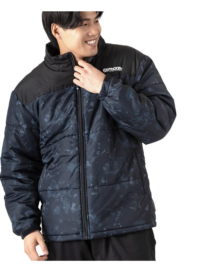 大きいサイズ メンズ OUTDOOR PRODUCTS アウトドアプロダクツ 切替 中綿 ブルゾン 秋冬新作 c1561e 【t2502】