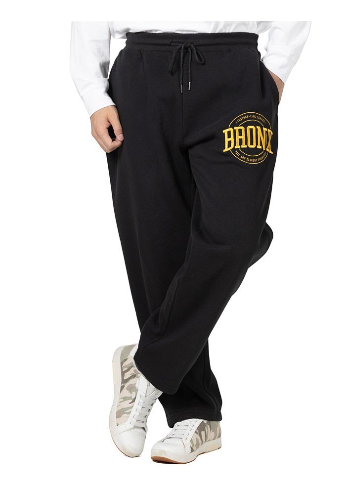 大きいサイズ メンズ UNMOMENT アンモーメント BRONX刺繍 + ワッペン使い スウェット パンツ 秋冬新作 12539085 【t2503】