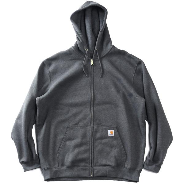 大きいサイズ メンズ CARHARTT カーハート フルジップ パーカー ルーズフィット MIDWEIGHT FULL-ZIP USA直輸入 k122