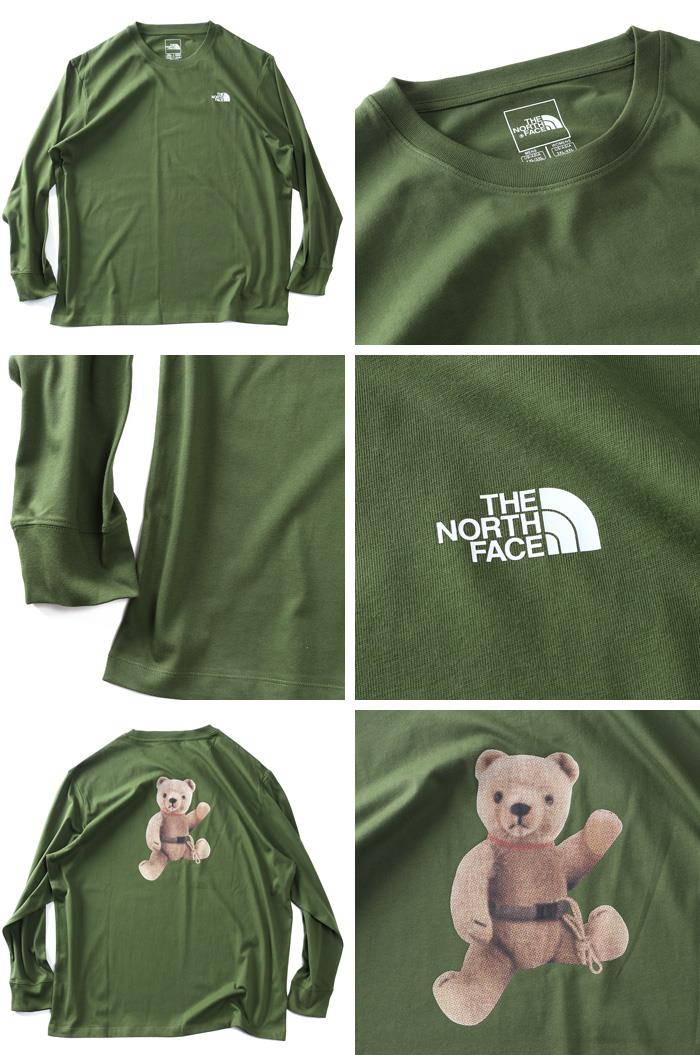 大きいサイズ メンズ THE NORTH FACE ノースフェイス プリント ロング Tシャツ USA直輸入 nf0a8f0j-bri